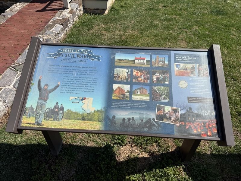 Heart of the Civil War Heritage Area Marker. Click for full size. Heart of the Civil War Heritage Area Marker image. Click for full size.