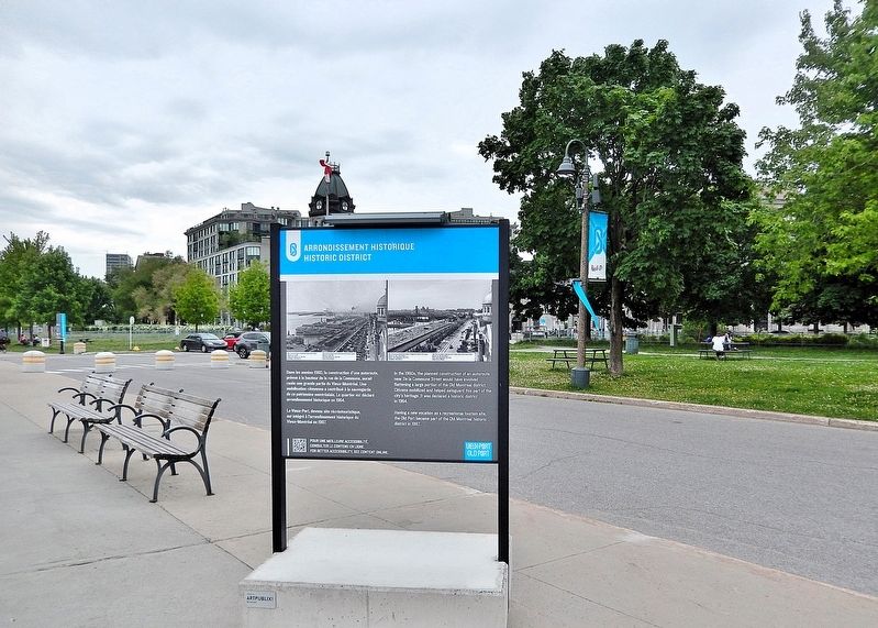 Arrondissement Historique/Historic District Marker. Click for full size. Arrondissement Historique/Historic District Marker image. Click for full size.
