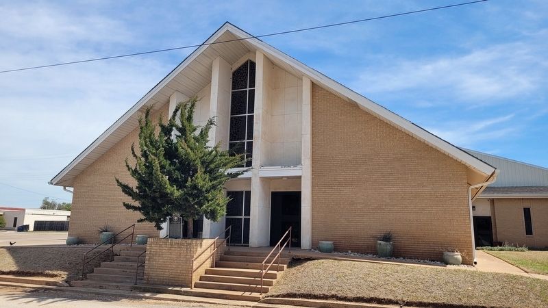 First Baptist Church of Archer City Marker. Click for full size. First Baptist Church of Archer City Marker image. Click for full size.