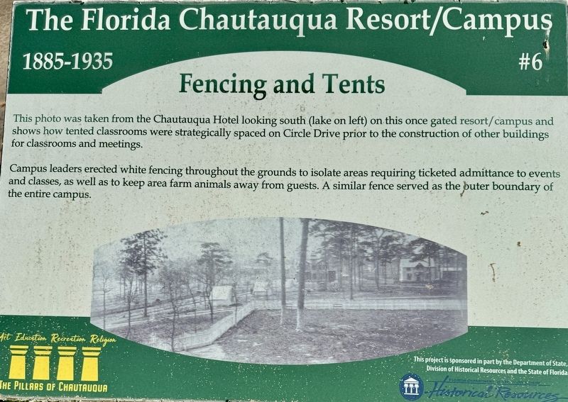 Fencing and Tents Marker. Click for full size. Fencing and Tents Marker image. Click for full size.