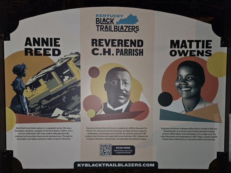 Kentucky Black Trailblazers Marker image. Click for full size.