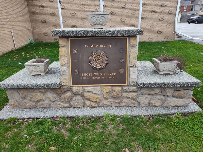 American Legion Post No. 114 Veterans Memorial Marker image. Click for full size.
