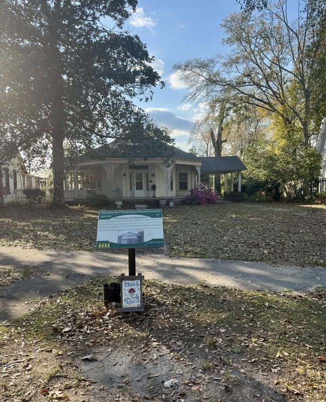 Chautauqua Art Department Marker. Click for full size. Chautauqua Art Department Marker image. Click for full size.