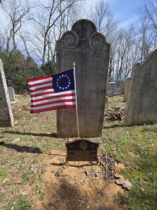 William Lenoir Marker and gravestone. Click for full size. William Lenoir Marker and gravestone image. Click for full size.