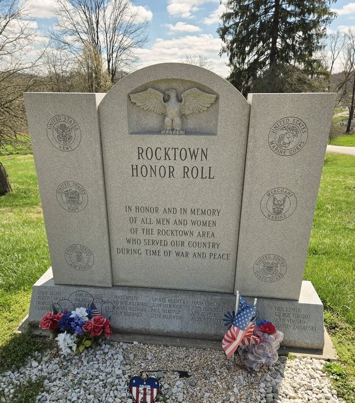 Rocktown Honor Roll Marker image. Click for full size.