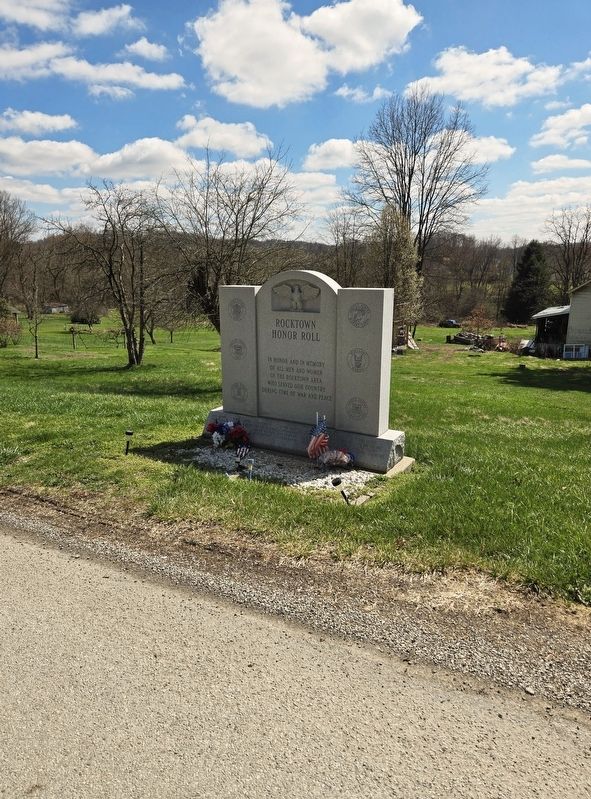 Rocktown Honor Roll Marker image. Click for full size.