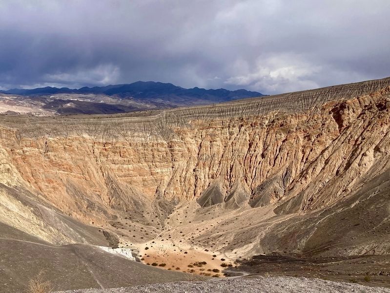 Ubehebe Crater. Click for full size. Ubehebe Crater image. Click for full size.