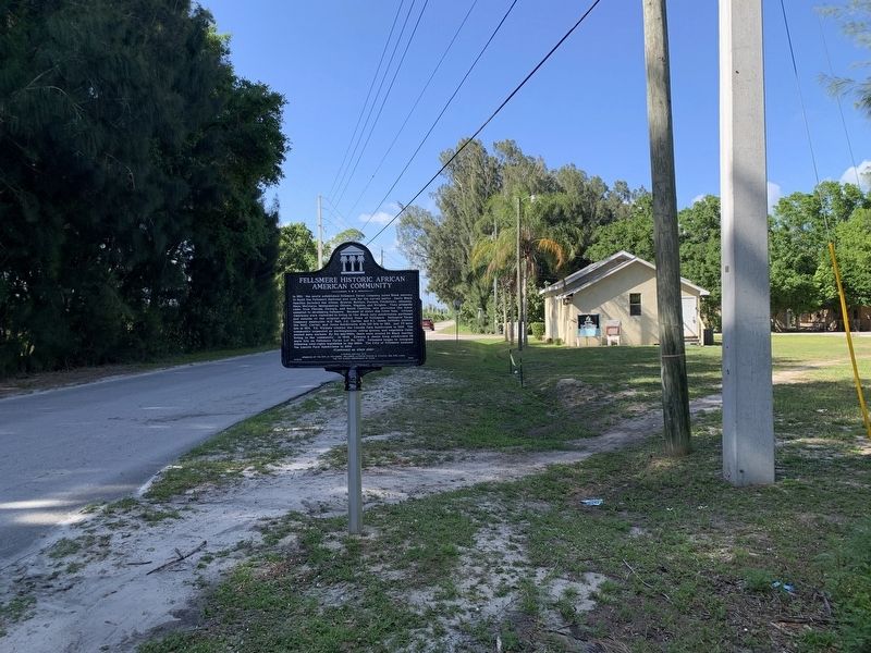 Fellsmere Historic African American Community Marker image. Click for full size.