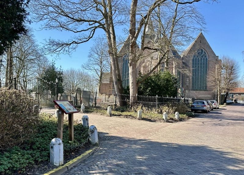 Het Kerkhof / The Church Cemetery Marker - wide view. Click for full size. Het Kerkhof / The Church Cemetery Marker - wide view image. Click for full size.