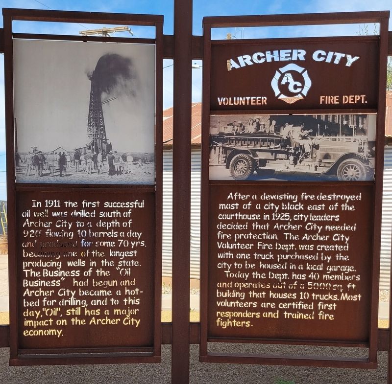 Branch T. Archer Marker - Third Set of Panels. Click for full size. Branch T. Archer Marker - Third Set of Panels image. Click for full size.