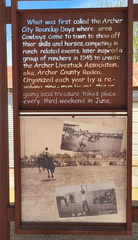 Branch T. Archer Marker - Fourth Set of Panels. Click for full size. Branch T. Archer Marker - Fourth Set of Panels image. Click for full size.