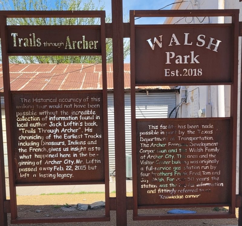 Branch T. Archer Marker - Sixth Set of Panels. Click for full size. Branch T. Archer Marker - Sixth Set of Panels image. Click for full size.