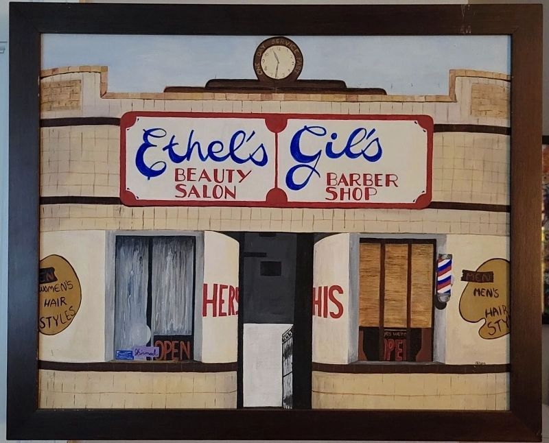 Gil and Ethel�s Painting - 1984 image. Click for full size.