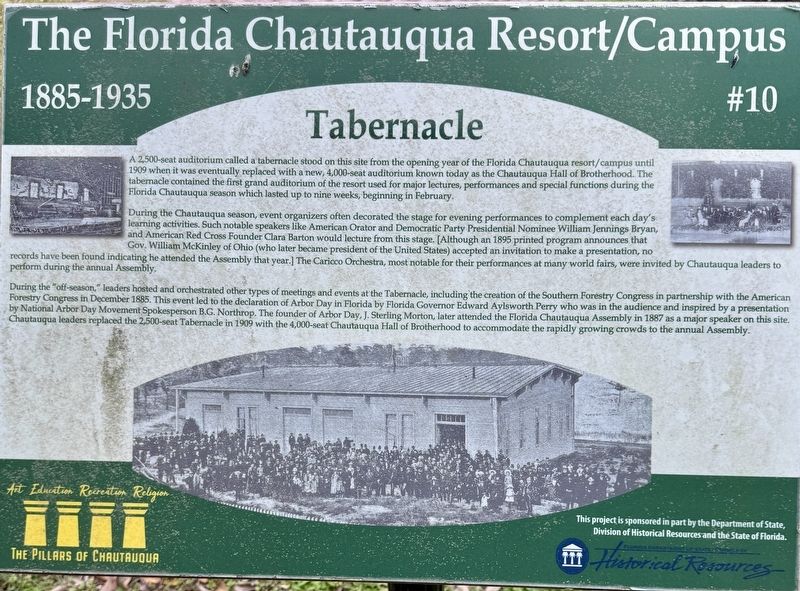 Tabernacle Marker. Click for full size. Tabernacle Marker image. Click for full size.