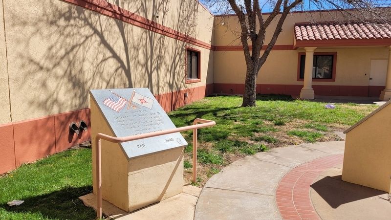 The view of the Living Memorial next to the library. Click for full size. The view of the Living Memorial next to the library image. Click for full size.