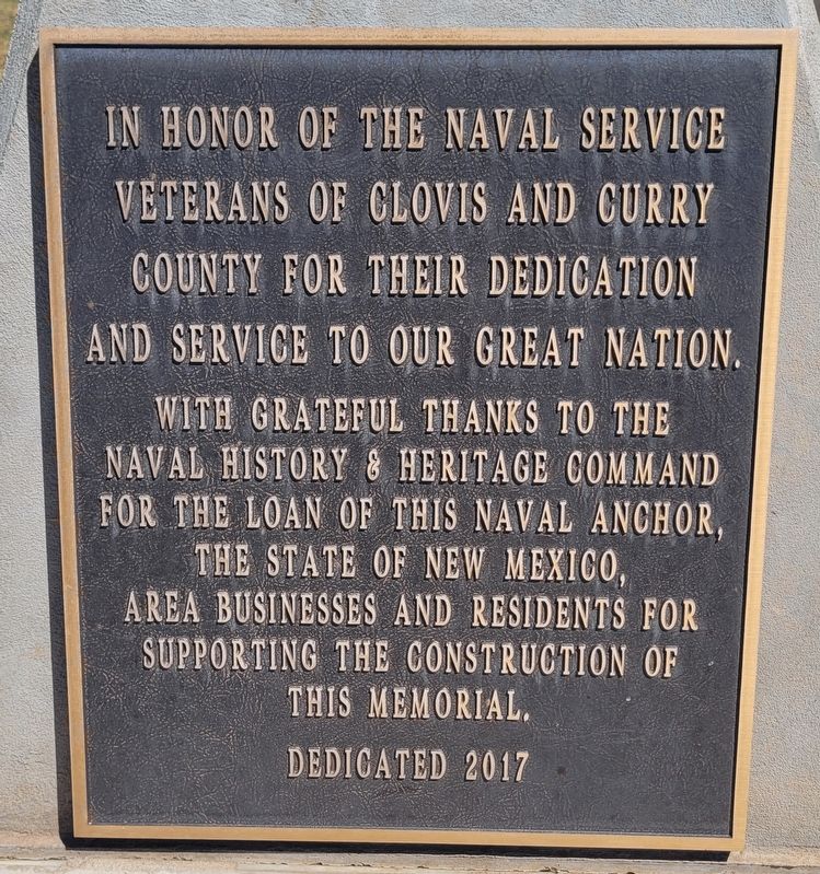 Naval Service Veterans Memorial. Click for full size. Naval Service Veterans Memorial image. Click for full size.
