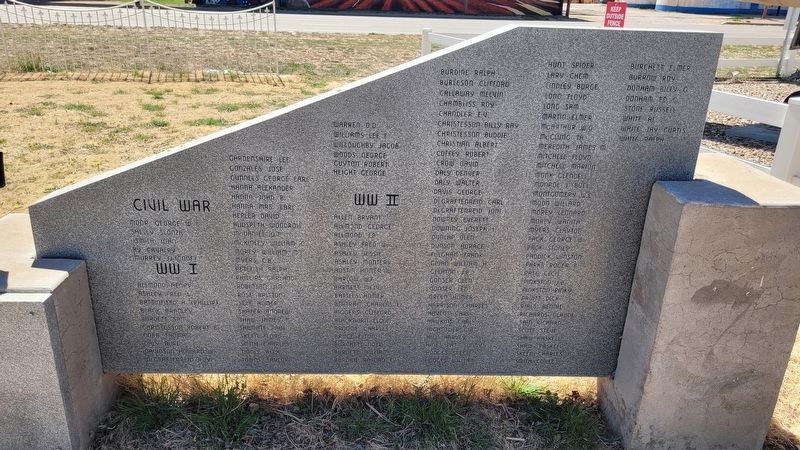 All Gave Some Some Gave All Marker - Left Panel. Click for full size. All Gave Some Some Gave All Marker - Left Panel image. Click for full size.