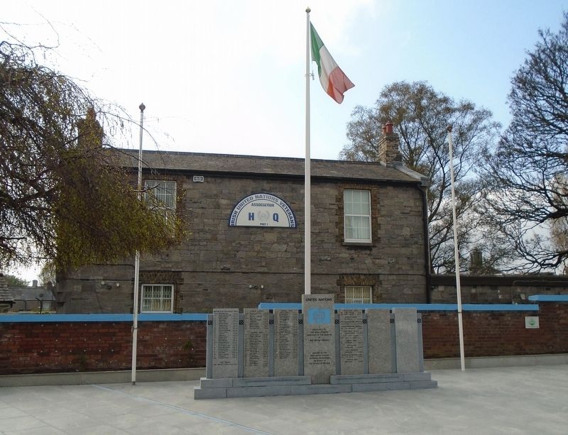 United Nations Irish Peacekeepers Memorial. Click for full size. United Nations Irish Peacekeepers Memorial image. Click for full size.
