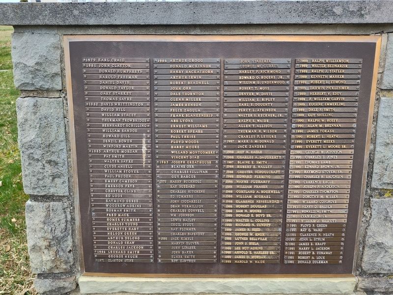 Military Garden Of Honor Marker. Click for full size. Military Garden Of Honor Marker image. Click for full size.