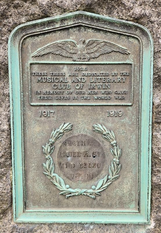 Norwin High School Veterans Grove Marker image. Click for full size.