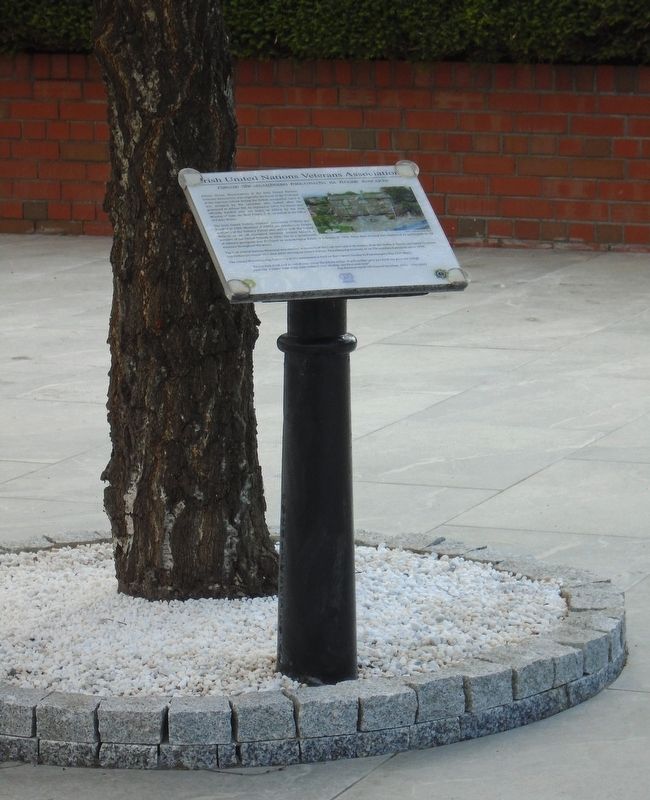 Irish United Nations Veterans Association Marker. Click for full size. Irish United Nations Veterans Association Marker image. Click for full size.