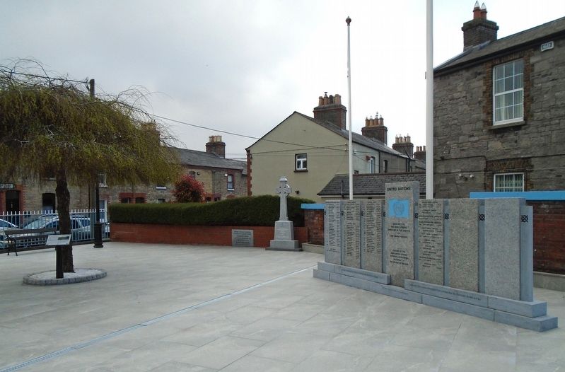 Irish United Nations Veterans Association Marker and Memorial. Click for full size. Irish United Nations Veterans Association Marker and Memorial image. Click for full size.