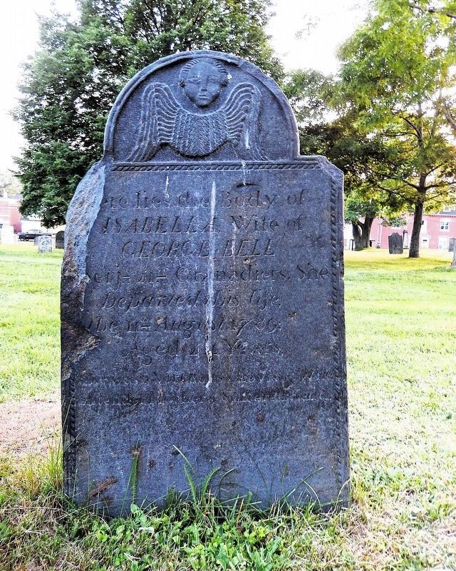 Isabella Bell Headstone image. Click for full size.