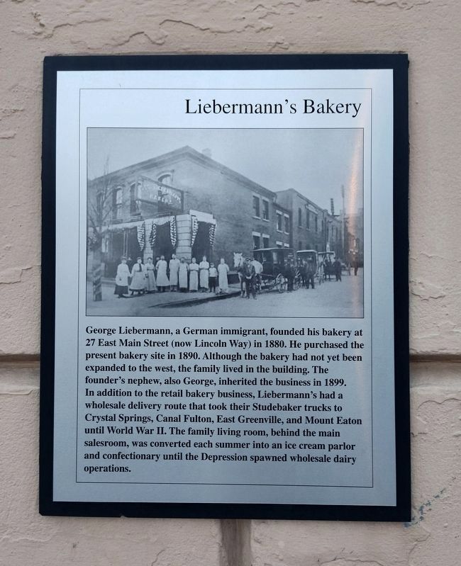 Liebermann’s Bakery Marker. Click for full size. Liebermann’s Bakery Marker image. Click for full size.