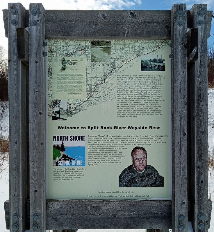 Welcome to Split Rock River Wayside Rest Marker. Click for full size. Welcome to Split Rock River Wayside Rest Marker image. Click for full size.