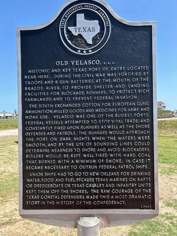 Old Velasco, CSA Marker image. Click for full size.