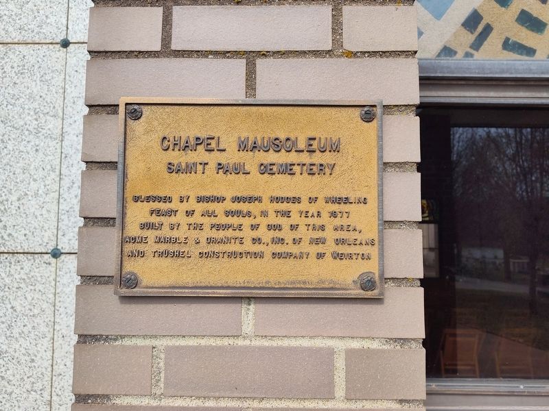 Chapel Mausoleum Marker. Click for full size. Chapel Mausoleum Marker image. Click for full size.