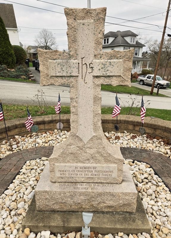 Immaculate Conception Parish Cemetery Veterans Memorial image. Click for full size.