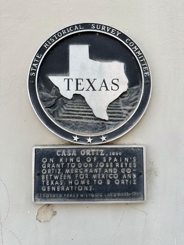 Casa Ortiz Marker. Click for full size. Casa Ortiz Marker image. Click for full size.