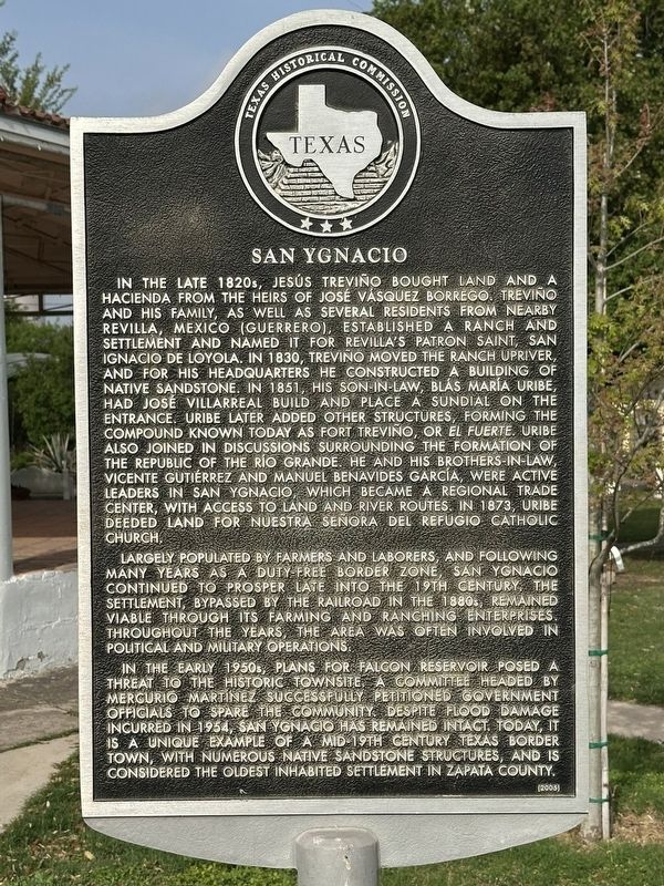 San Ygnacio Marker image. Click for full size.