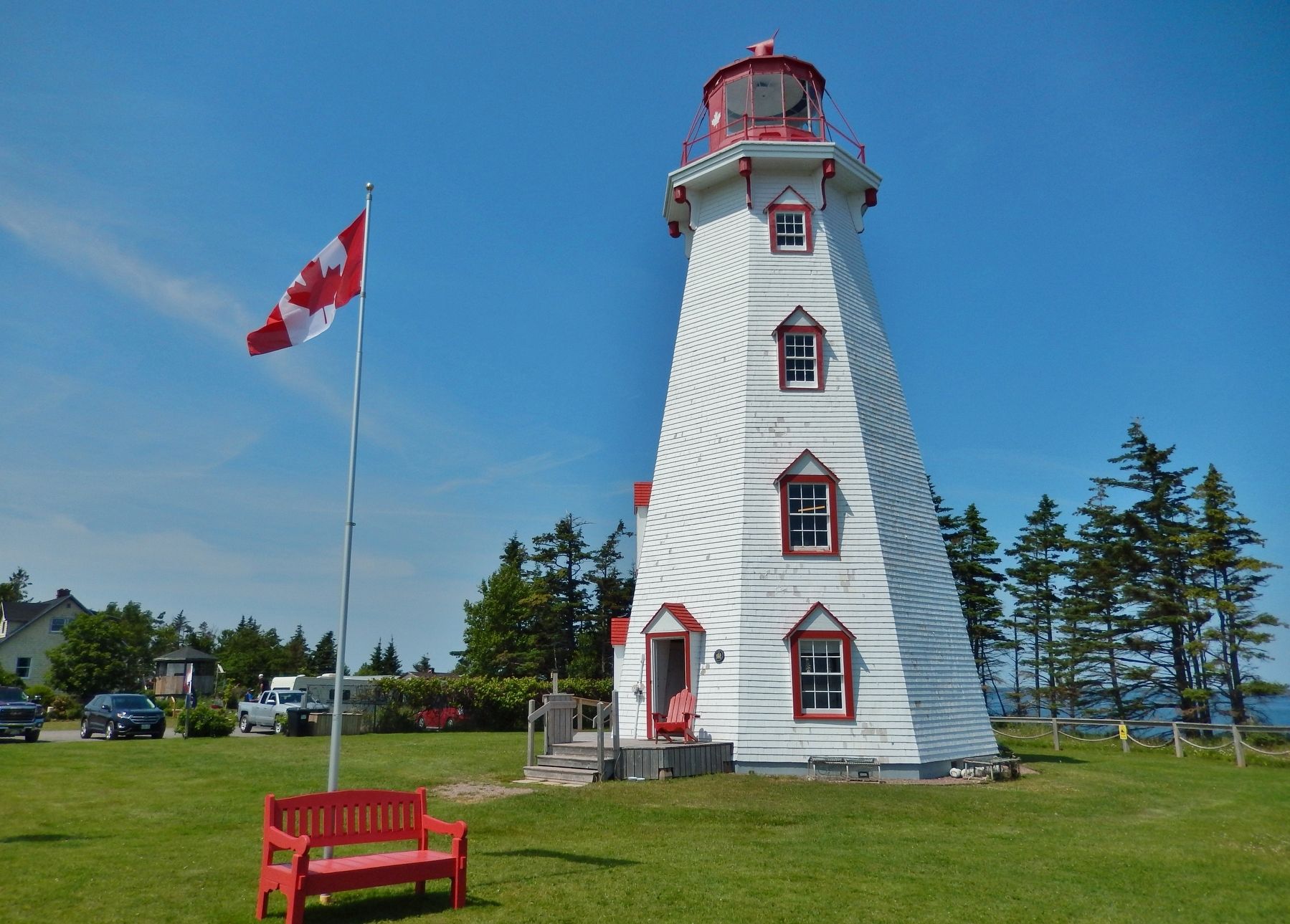 Panmure Head Lighthouse (<i>southeast elevation</i>) image. Click for full size.