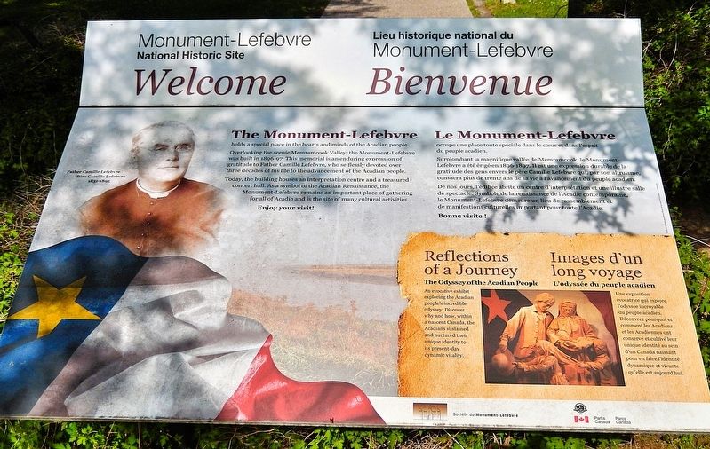 Monument-Lefebvre National Historic Site / Lieu historique national du Monument-Lefebvre Marker image. Click for full size.