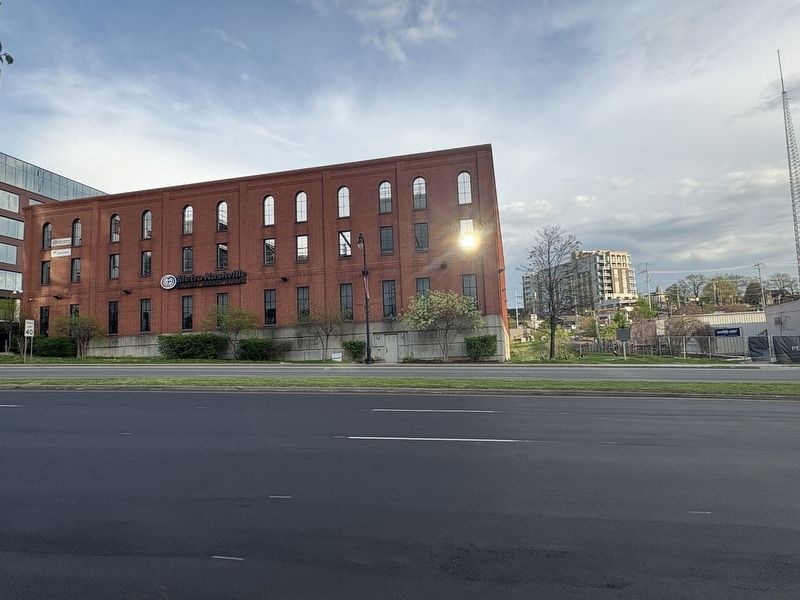 Metro Nashville District Energy System Marker (to the right of the building). Click for full size. Metro Nashville District Energy System Marker (to the right of the building) image. Click for full size.