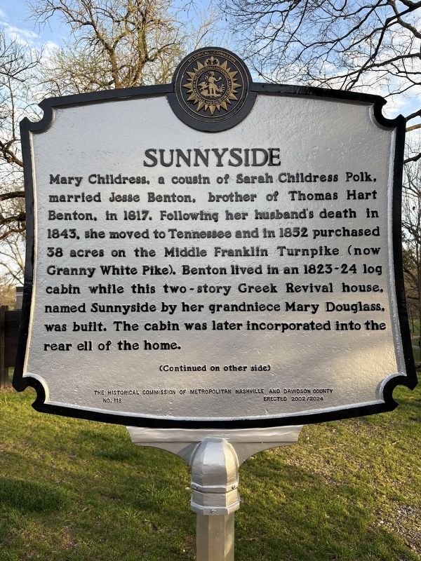 Sunnyside Marker. Click for full size. Sunnyside Marker image. Click for full size.
