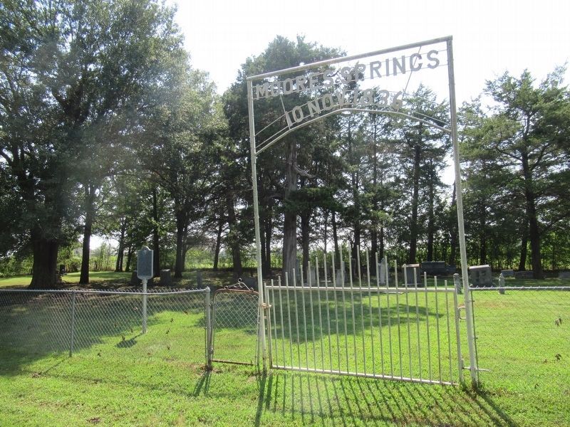 Moore's Springs Cemetery image. Click for more information.