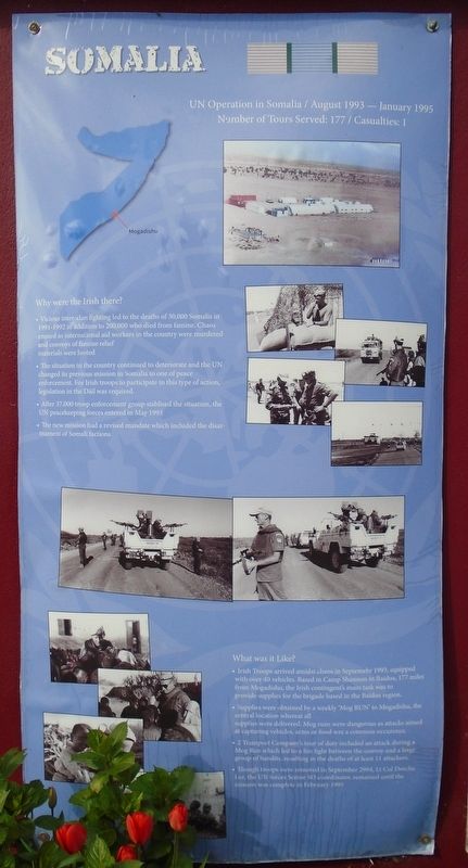 Somalia Marker. Click for full size. Somalia Marker image. Click for full size.