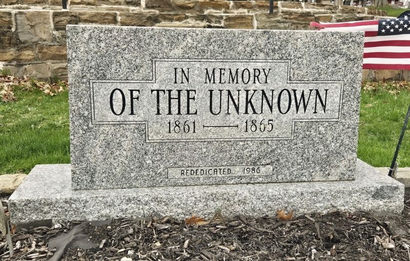 In Memory of the Unknown Marker image. Click for full size.