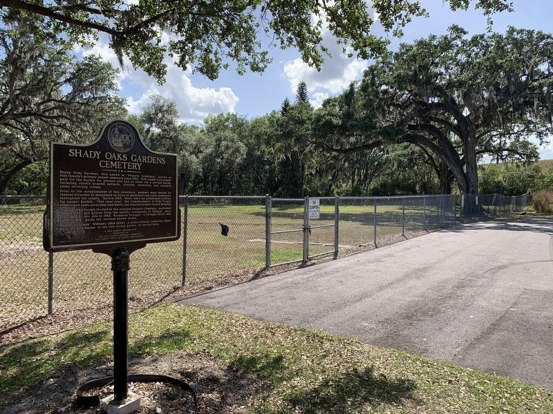 Shady Oaks Hardens Cemetery Marker image. Click for full size.