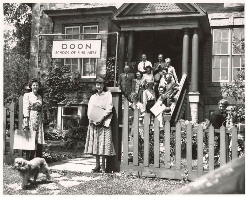 Students of the Doon School of Fine Arts ca 1948. Click for full size. Students of the Doon School of Fine Arts ca 1948 image. Click for full size.