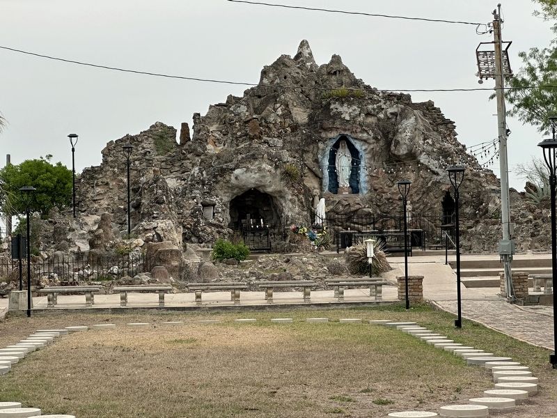 Replica of the Grotto Shrine at Lourdes. Click for full size. Replica of the Grotto Shrine at Lourdes image. Click for full size.