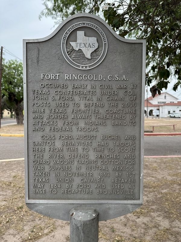 Fort Ringgold, C.S.A. Marker. Click for full size. Fort Ringgold, C.S.A. Marker image. Click for full size.
