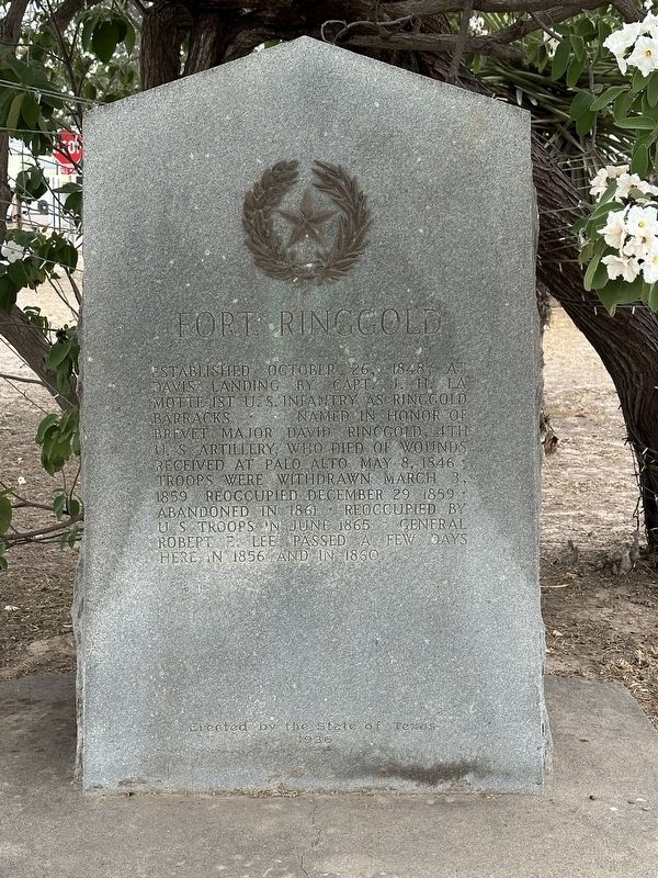 Fort Ringgold Marker image. Click for full size.