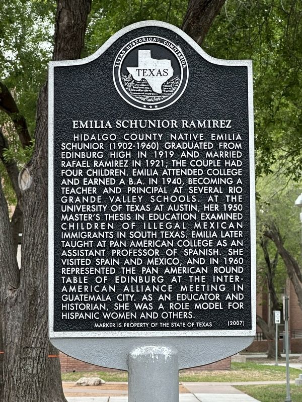 Emilia Schunior Ramirez Marker image. Click for full size.