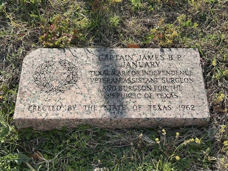 Captain James B.P. January Marker. Click for full size. Captain James B.P. January Marker image. Click for full size.
