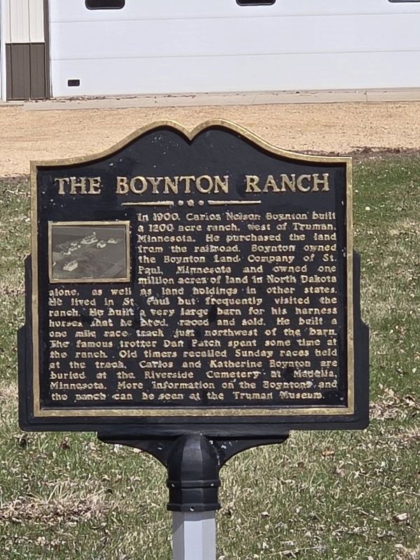 The Boynton ranch Marker. Click for full size. The Boynton ranch Marker image. Click for full size.