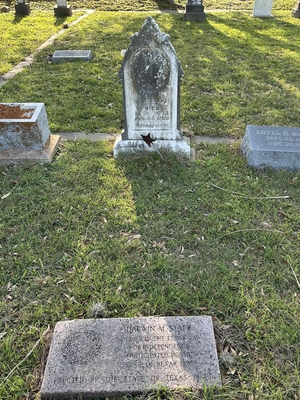 Darwin M. Stapp Gravesite. Click for full size. Darwin M. Stapp Gravesite image. Click for full size.
